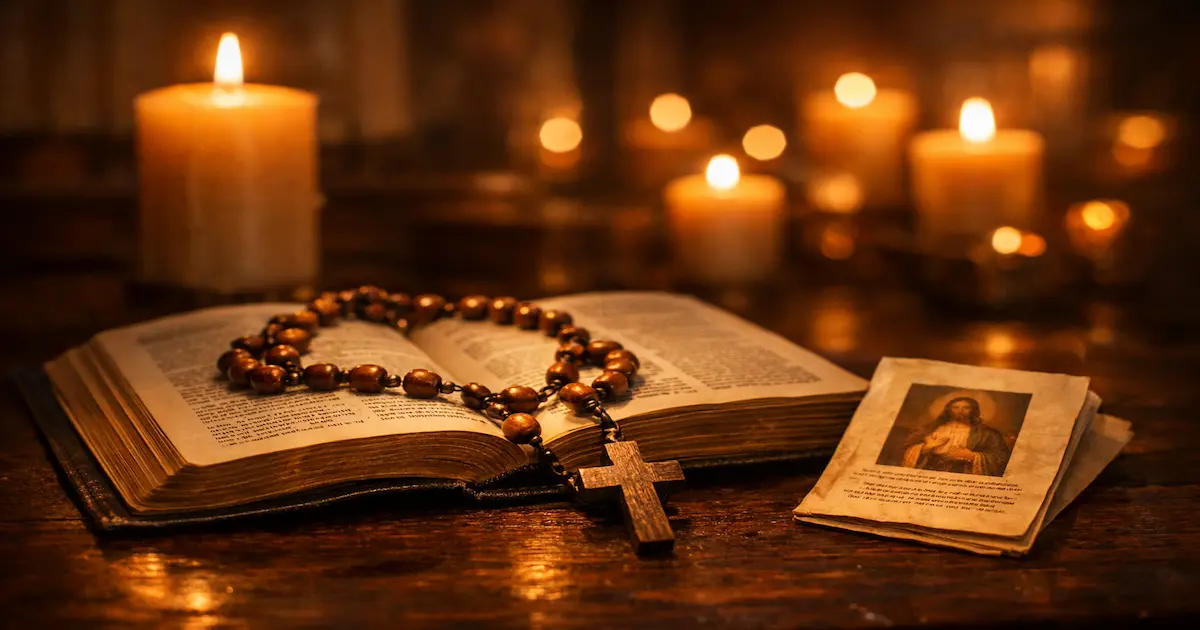Cómo rezar el rosario por un difunto: guía completa para orar por tu mamá, papá o ser querido