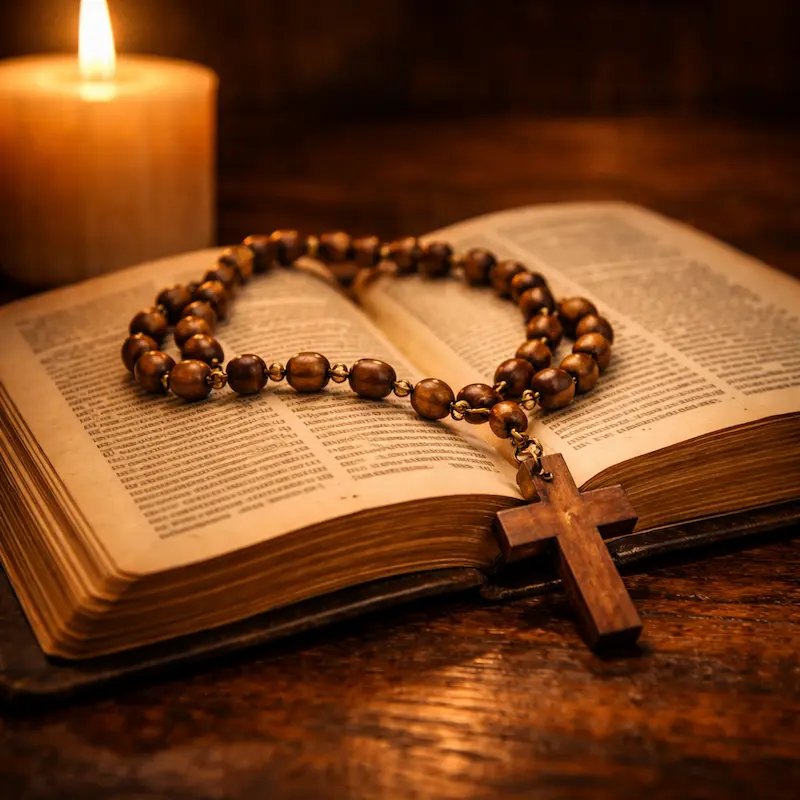 Cómo rezar el rosario por un difunto: guía completa para orar por tu mamá, papá o ser querido