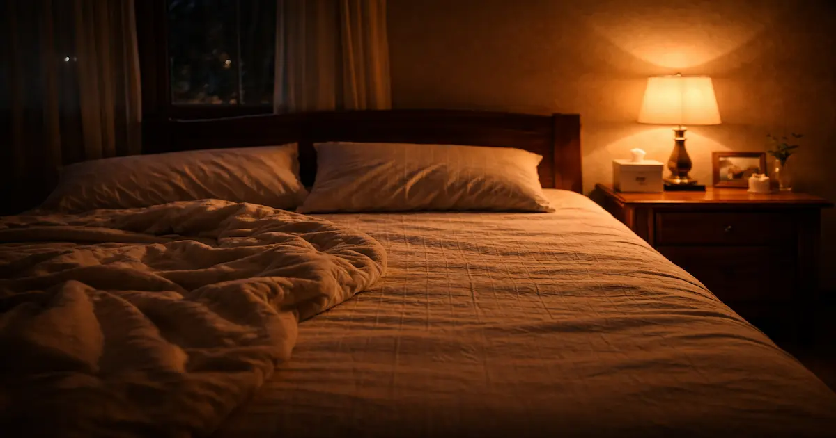 La cama vacía después de su muerte: el duelo físico del viudo o viuda